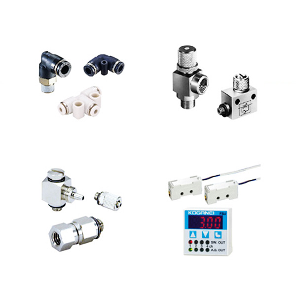 Speed controller fittings-tubes Koganei