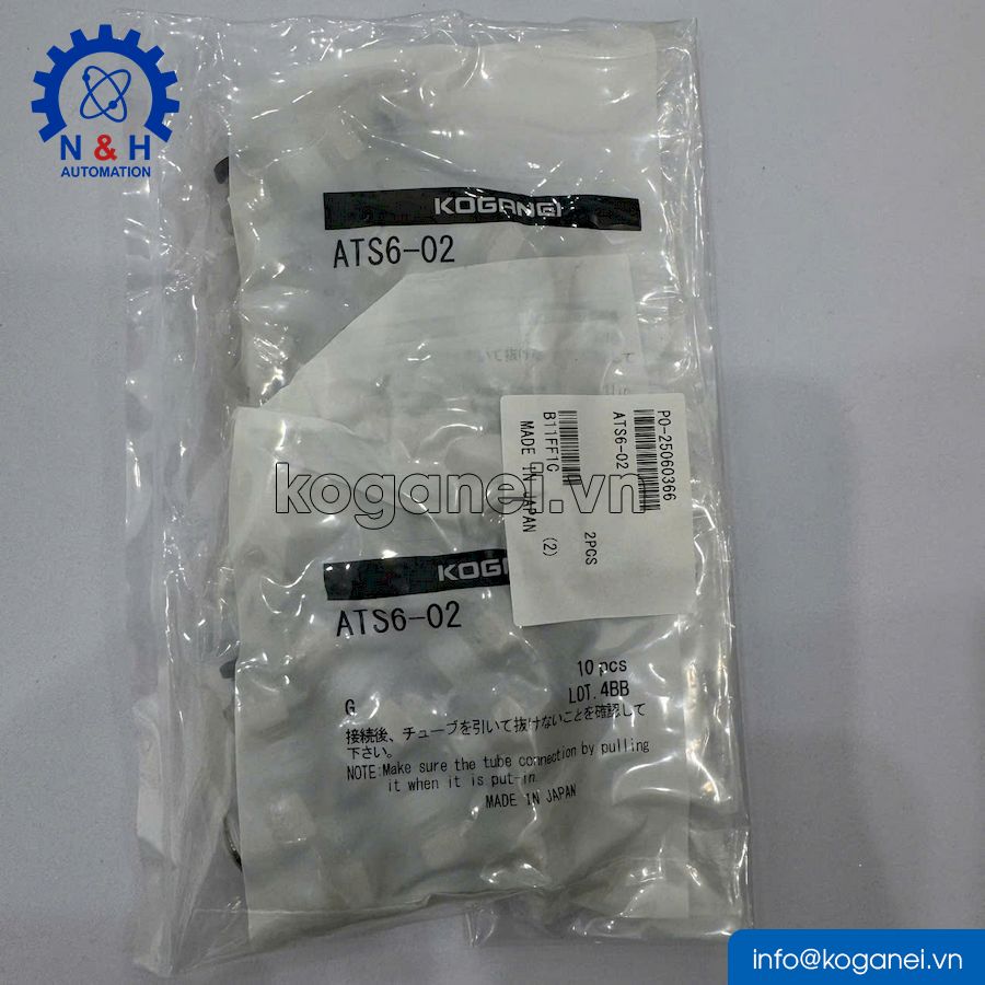 Khớp Nối Thẳng ATS6-02